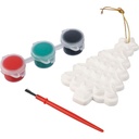 Choinka do malowania, farbki i pędzelek VA579-00 - neutralny