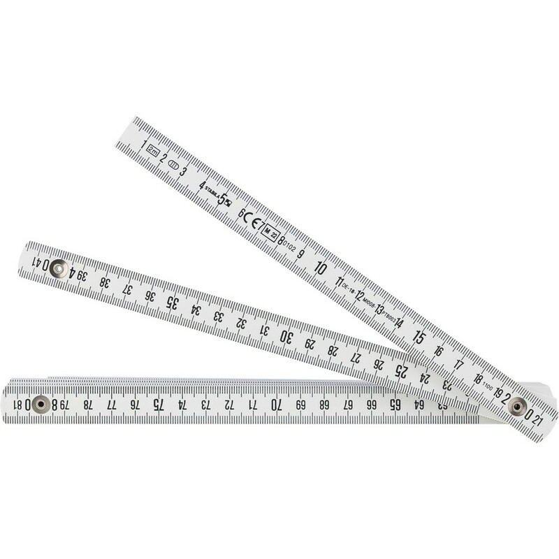 Miara skladana 2m STABILA Gloria 1100 VA737-02 - bialy