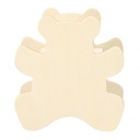 Drewniana skarbonka "zwierzątko" do kolorowania, kredki VA761-16 - drewno