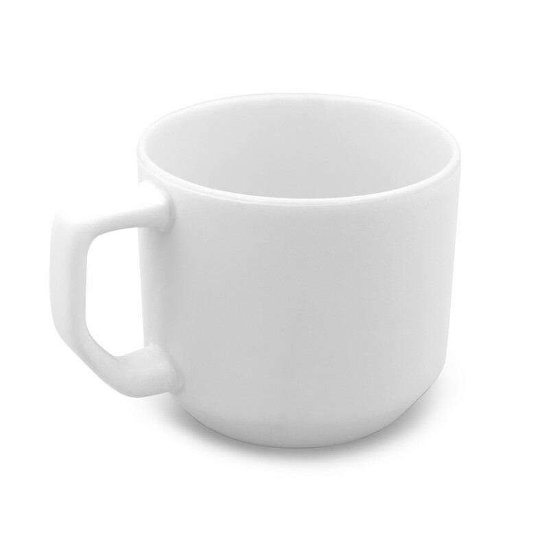 Kubek ceramiczny 330 ml | Everika VA903-02 - bialy