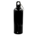 Butelka sportowa 750 ml z karabinczykiem | Laveriano VA918-03 - czarny