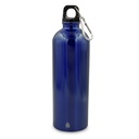 Butelka sportowa 750 ml z karabinczykiem | Laveriano VA918-04 - granatowy