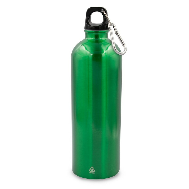 Butelka sportowa 750 ml z karabinczykiem | Laveriano VA918-06 - zielony