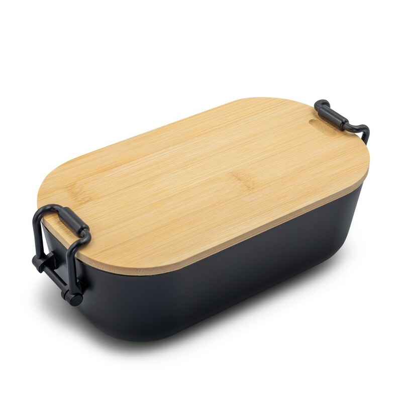 Pudełko śniadaniowe 900 ml | Loes VA936-03 - czarny