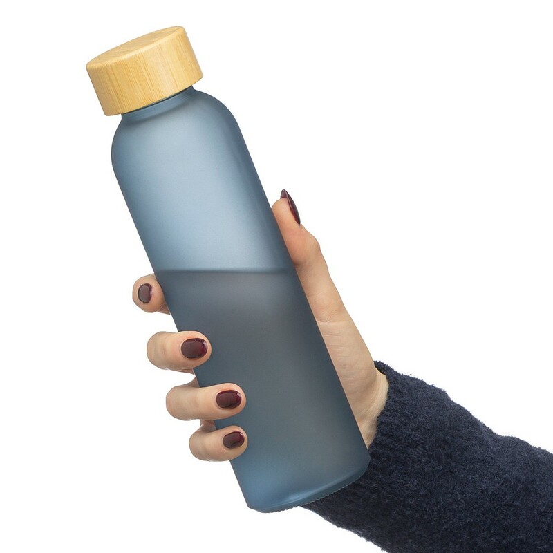 Szklana butelka 500 ml VB111-04 - granatowy