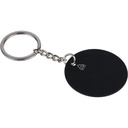 Okragly brelok do kluczy VB131-03 - czarny