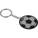 Okrągły brelok do kluczy "piłka nożna" VB132-03 - czarny