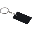 Prostokatny brelok do kluczy VB133-03 - czarny