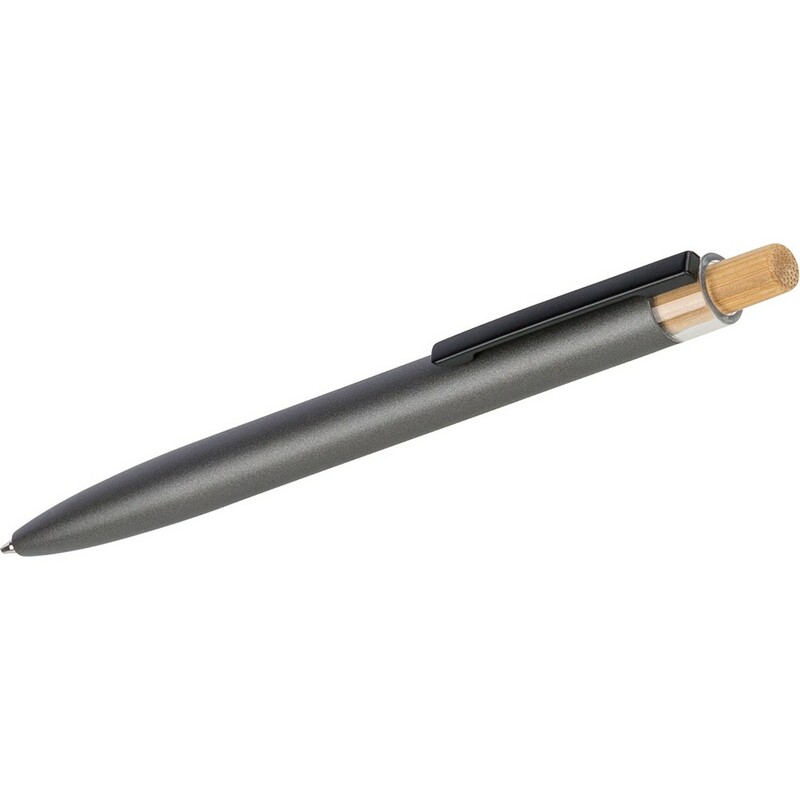 Zestaw piśmienniczy, długopis i pióro kulkowe VB135-19 - szary