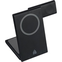 Magnetyczna ładowarka bezprzewodowa 3 w 1, 15W VB139-03 - czarny