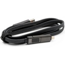 Kabel do ładowania BrandCharger Thor Eco VB194-15 - grafitowy