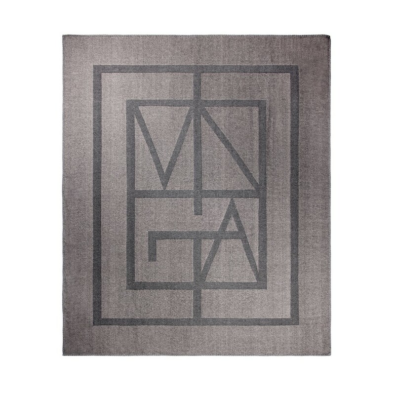Koc VINGA Monogram VG640-19 - szary