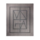 Koc VINGA Monogram VG640-19 - szary