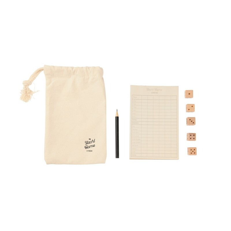 Gra w kości VINGA Yacht VG663-16 - brązowy