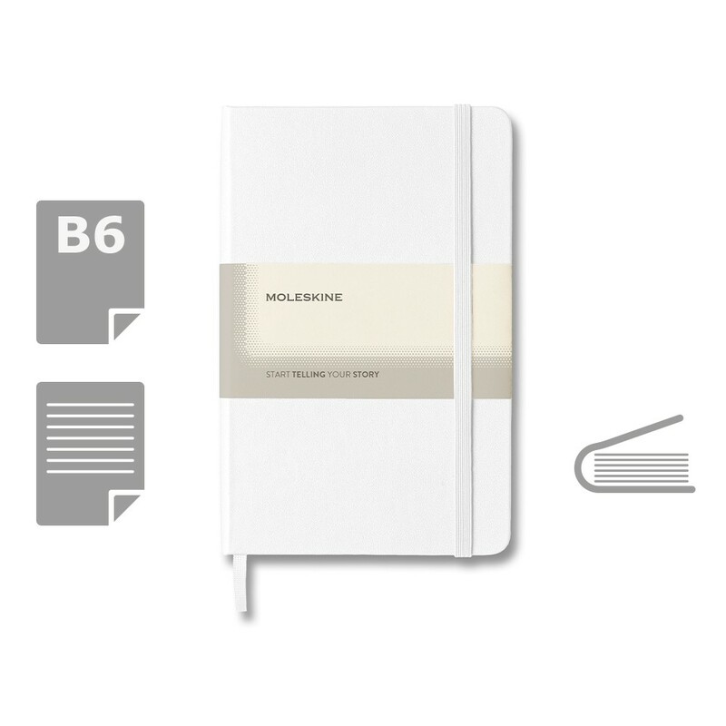 MOLESKINE Notatnik ok. B6 VM026-02 - bialy