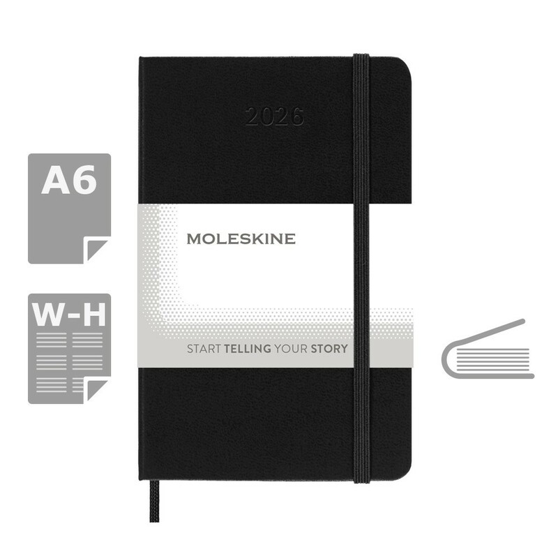 Kalendarz MOLESKINE VM295-03/2027 - czarny