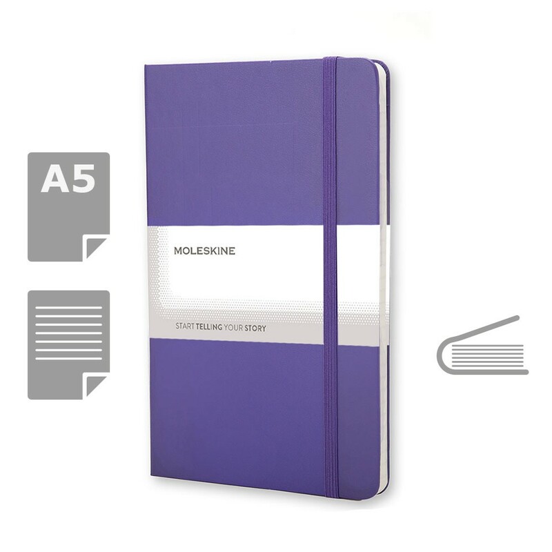 MOLESKINE Notatnik ok. A5 VM301-13 - fioletowy