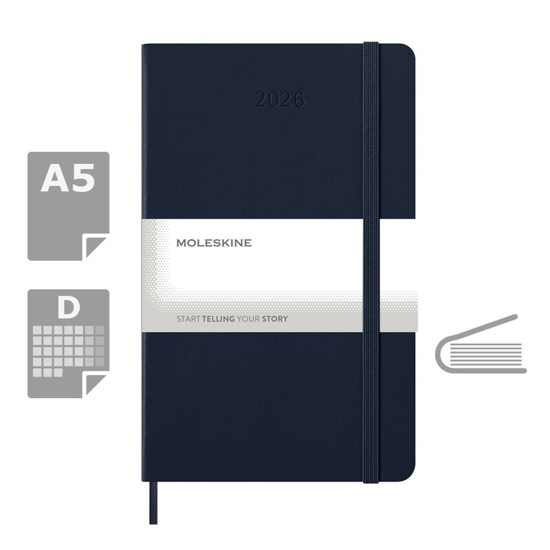 Kalendarz MOLESKINE VM394-27/2027 - ciemnoniebieski
