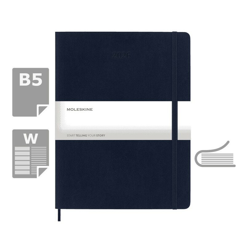 Kalendarz MOLESKINE VM493-27/2027 - ciemnoniebieski