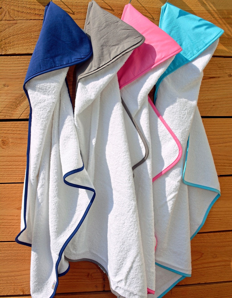 Recznik Dzieciecy z Kapturem Bawelniany AR731 - Pacific Blue & Pacific Blue & Pacific Blue