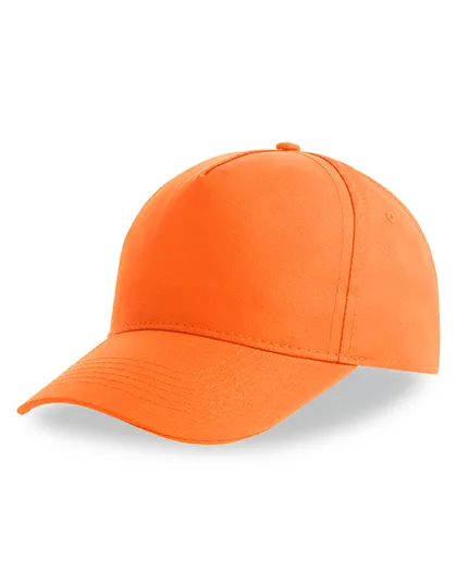 Czapka 5-panelowa Bejsbolowa Poliester z Recyklingu AT112 - Orange