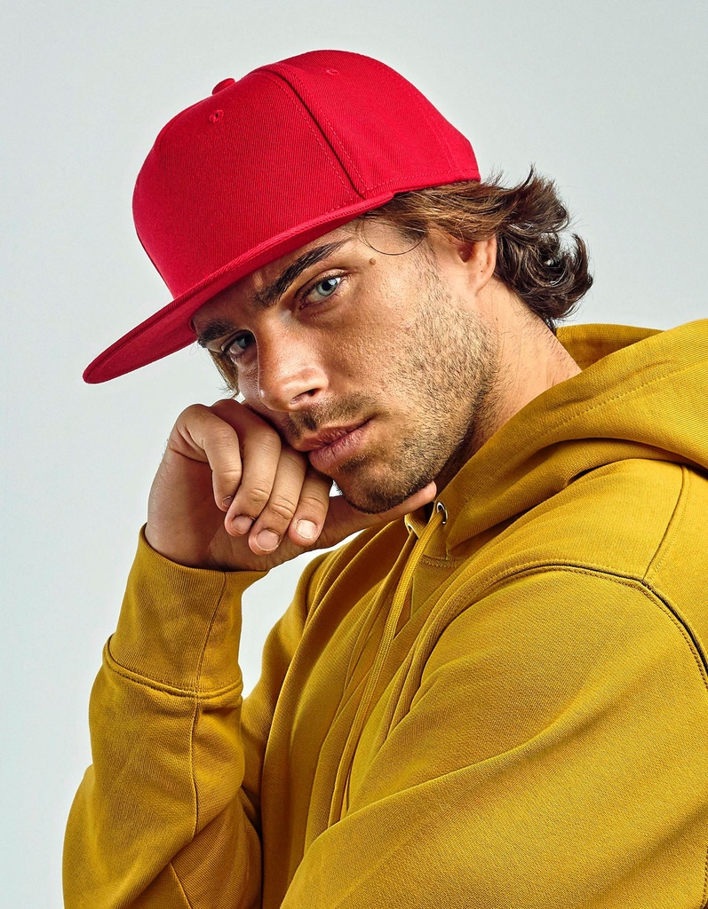 Czapka Pięciopanelowa Płaski Daszek Poliester z Recyklingu AT530 - Olive