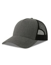 Czapka z Daszkiem Trucker Bawelna Organiczna Recykling Poliester AT535 - Grey Melange & Black