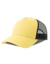 Czapka z Daszkiem Trucker Bawelna Organiczna Recykling Poliester AT535 - Lemonade & Black