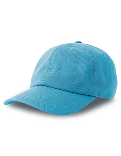 Czapka Niestrukturalna Bawelniana Organiczna Recykling AT681 - Columbia Blue