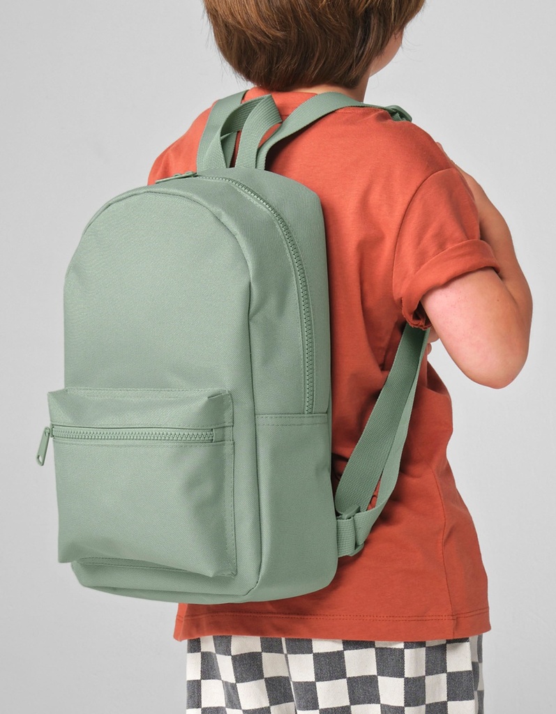 Plecak Mini Miejski Poliester 600D BG153 - Dusty Green