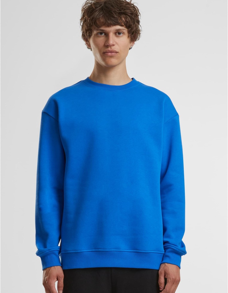 Bluza Klasyczna Obniżone Ramiona Bawełniana BY075 - Navy