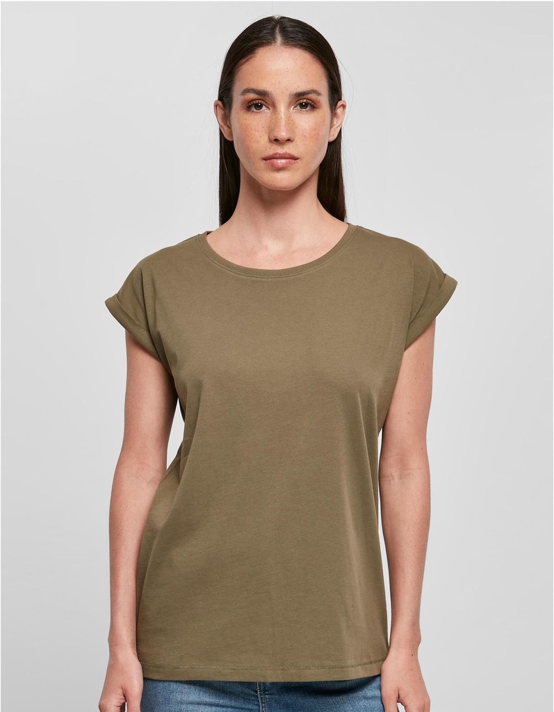 T-shirt Damski Dopasowany Bawelna Organiczna BY138 - Cherry