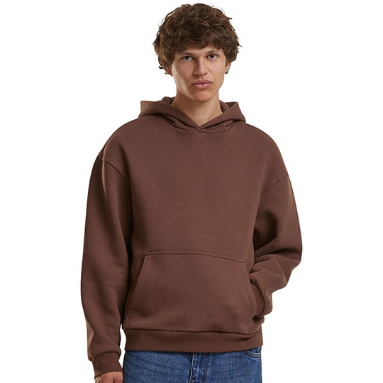 Bluza Oversize Bawelniana Poliestrowa BY284 - Chocolate Brown