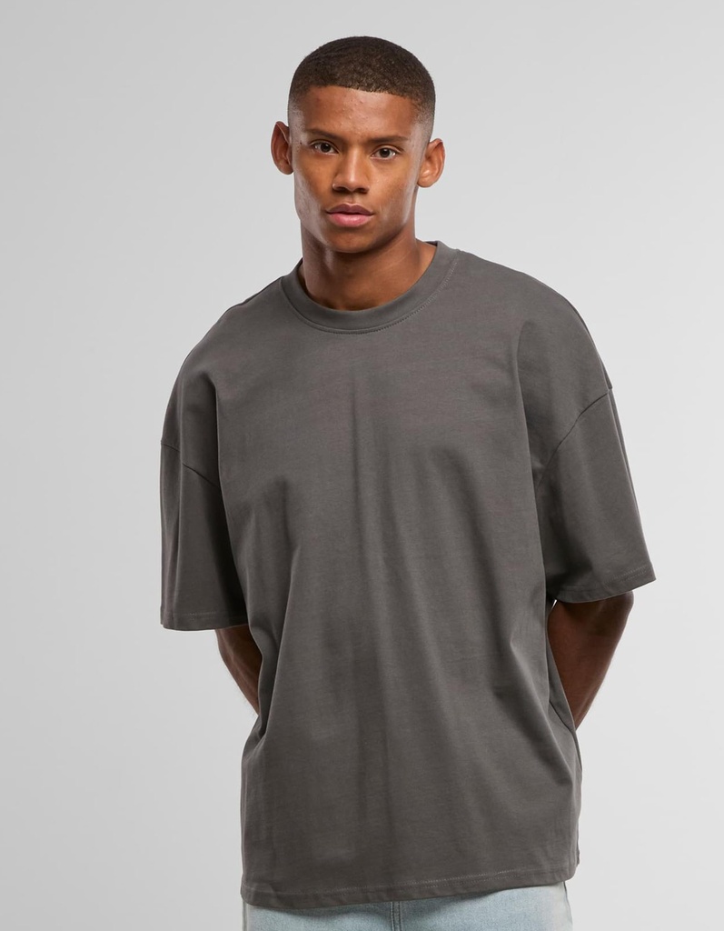 T-shirt Meski Oversize Gruby Material BY163 - Navy
