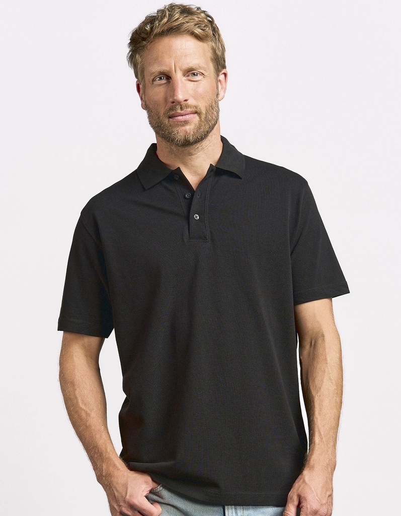 Polo Meskie Bawelniana Pika E4001 - Deep Pink