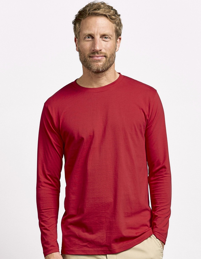 T-shirt Meski Klasyczny Czesana Bawelna E4099 - Sports Grey (Heather)