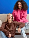 Bluza Klasyczna Bawełniana Szczotkowana Unisex GSF500 - Brown Savana