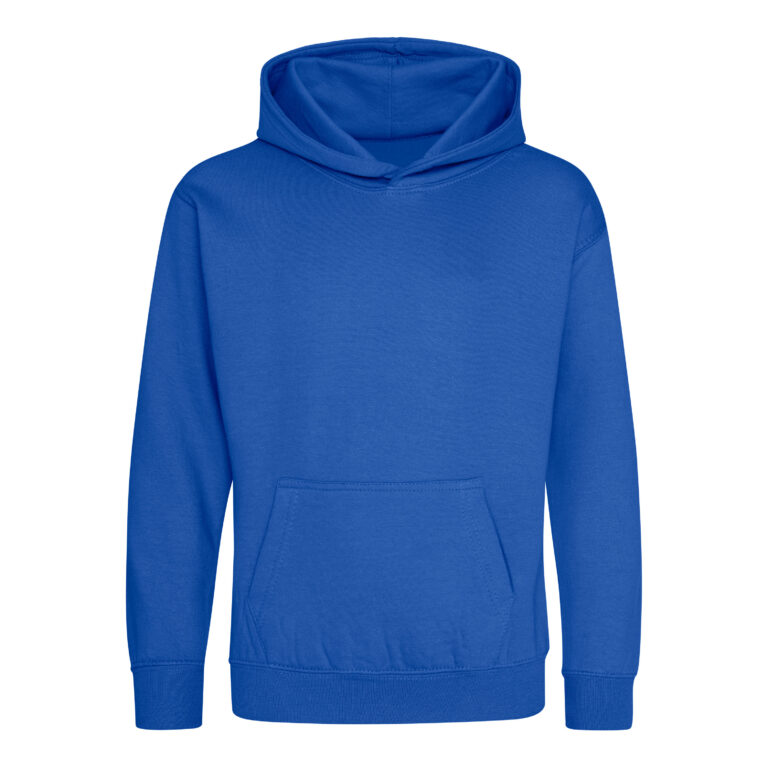 Bluza Dziecięca Klasyczna Czesana z Kapturem JH001K - Bright Royal