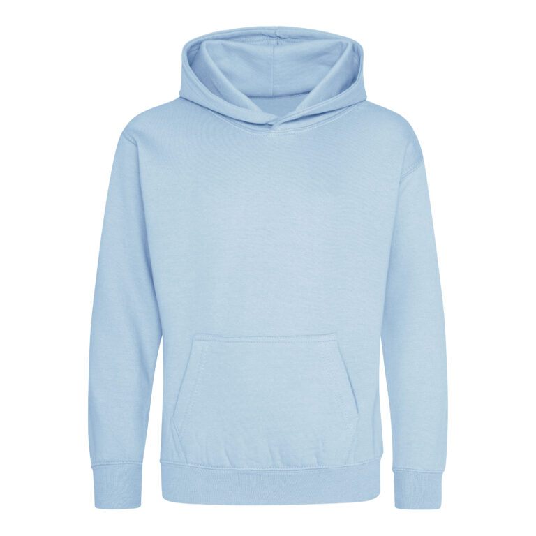 Bluza Dziecięca Klasyczna Czesana z Kapturem JH001K - Ice Blue