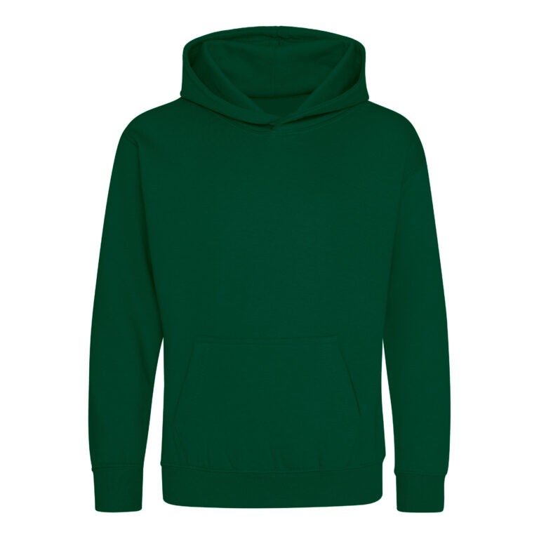 Bluza Dziecięca Klasyczna Czesana z Kapturem JH001K - Rainforest Green