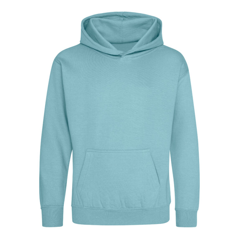 Bluza Dziecięca Klasyczna Czesana z Kapturem JH001K - Seafoam
