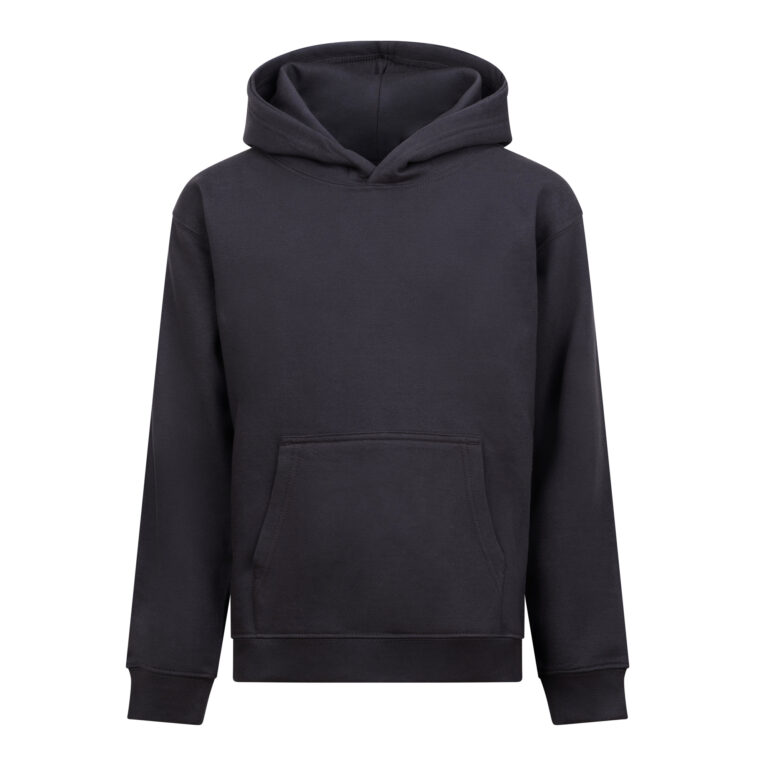 Bluza Dziecięca Klasyczna Czesana z Kapturem JH001K - Solid Charcoal