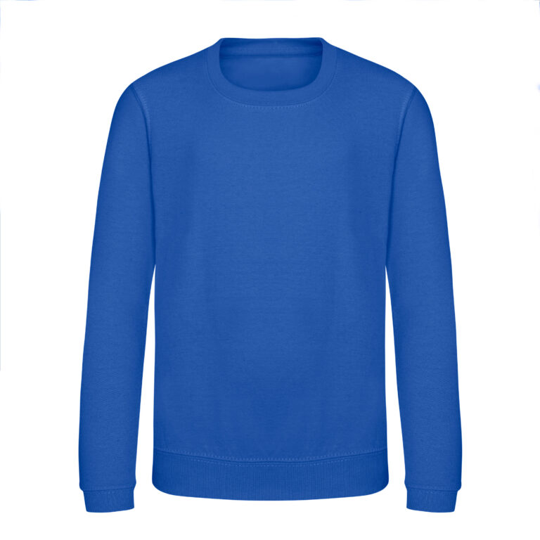 Bluza Dziecięca Bawełniana Czesana JH030K - Bright Royal