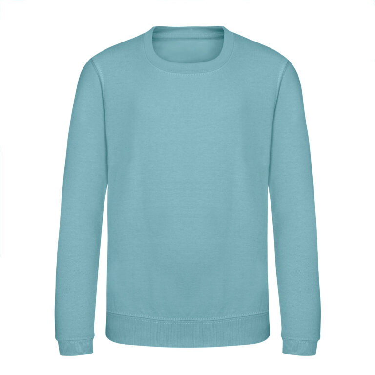 Bluza Dziecięca Bawełniana Czesana JH030K - Seafoam