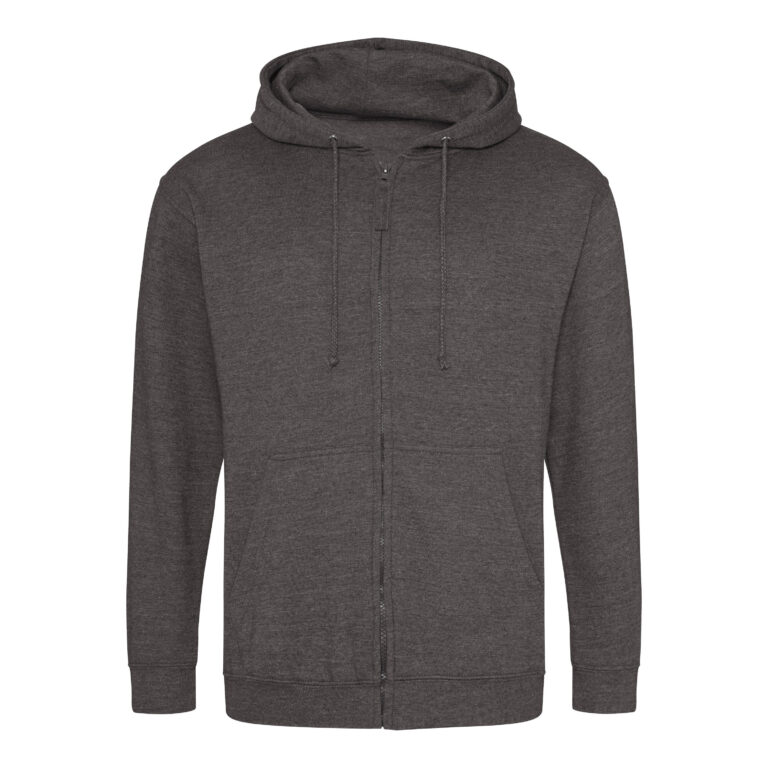 Bluza Rozpinana Klasyczna Bawełniana Czesana JH050 - Solid Charcoal