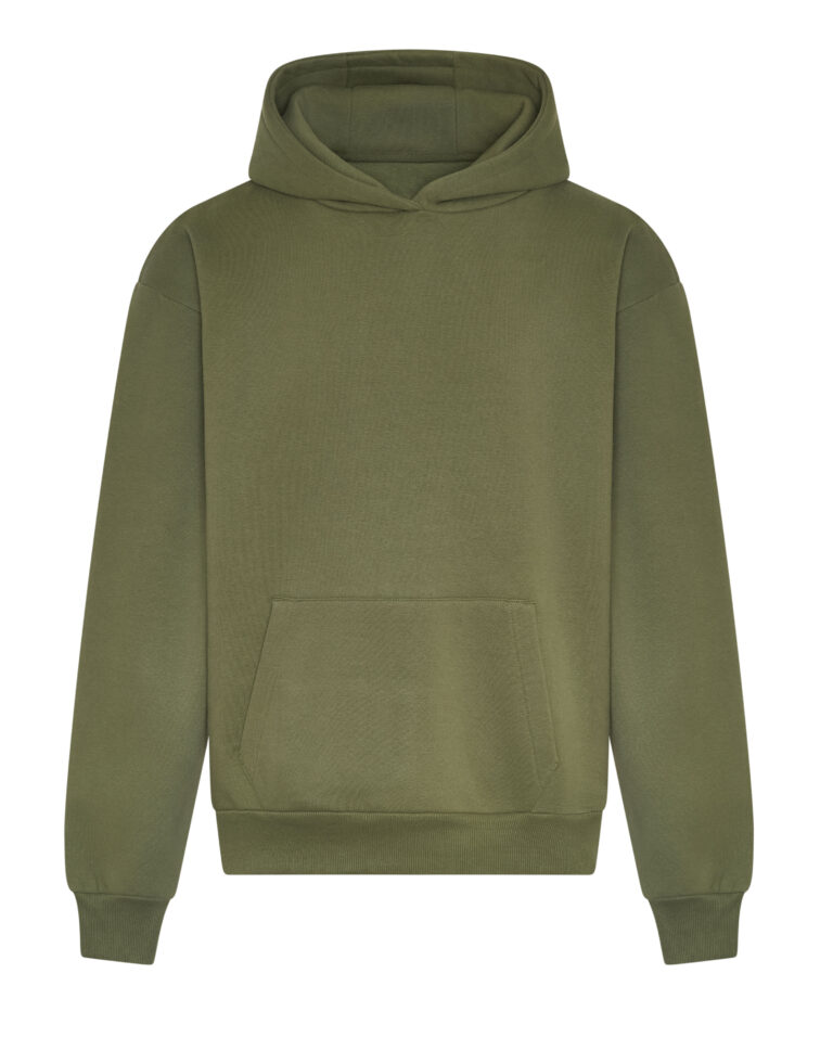 Bluza Oversize Bawełna Poliester z Recyklingu JH120 - Earthy Green
