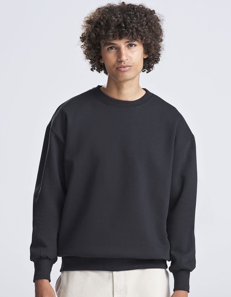 Bluza Oversize Gruba Bawełniana JH123 - Espresso