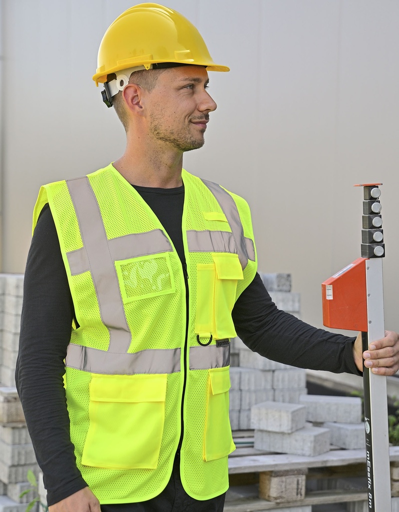 Kamizelka Oversize Siatkowa Odblaskowa KX146 - Red