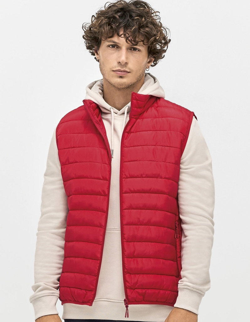 Bezrękawnik Męski Pikowany Wodoodporny L04020 - Red