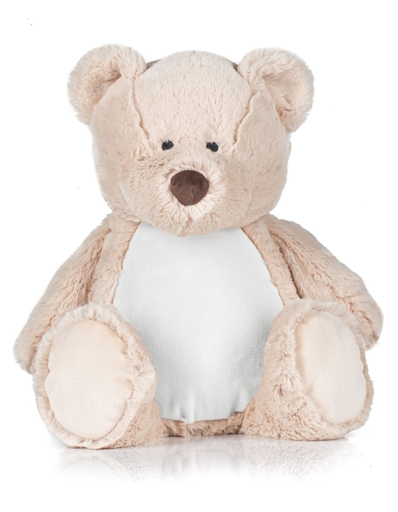 Pluszowy Mis Zippie Poliester z Zamkiem MM051 - Mid Brown
